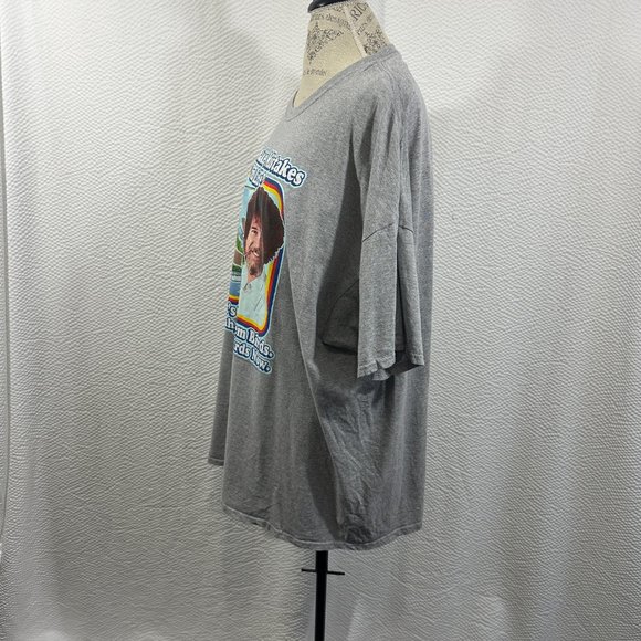 Bob Ross Men's T-Shirt Ever Make a Mistake in Life? Let's Make Them Birds 3XL - Picture 3 of 5